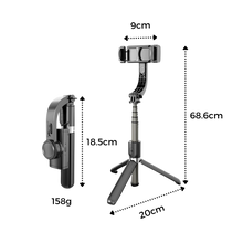 Carica l&#39;immagine nel visualizzatore di Gallery, Stabilizzatore cardanico per telefono 3 in 1
