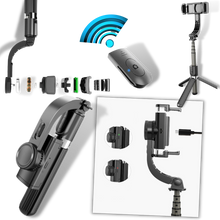 Carica l&#39;immagine nel visualizzatore di Gallery, Stabilizzatore cardanico per telefono 3 in 1

