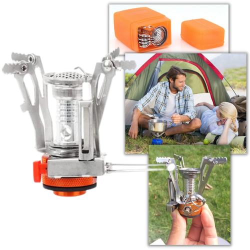 Mini bruciatore portatile per fornelli da campeggio a gas - Ozerty