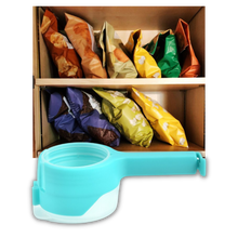 Carica l&#39;immagine nel visualizzatore di Gallery, Clip per sacchetti alimentari con coperchio (confezione da 2)
