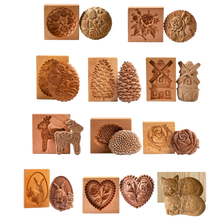 Carica l&#39;immagine nel visualizzatore di Gallery, Stampo tagliabiscotti in legno - Ozerty
