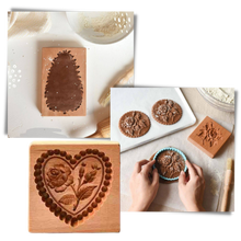 Carica l&#39;immagine nel visualizzatore di Gallery, Stampo tagliabiscotti in legno - Ozerty
