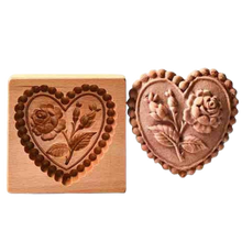 Carica l&#39;immagine nel visualizzatore di Gallery, Stampo tagliabiscotti in legno
