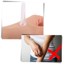 Carica l&#39;immagine nel visualizzatore di Gallery, 4 coppette in silicone per coppettazione per massaggio facciale - Ozerty
