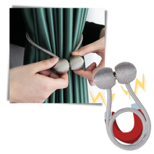 Carica l&#39;immagine nel visualizzatore di Gallery, Confezione da 2 fibbie magnetiche per tende - Ozerty
