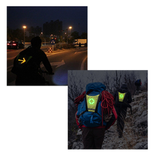 Carica l&#39;immagine nel visualizzatore di Gallery, Gilet da ciclismo riflettente con LED - Ozerty
