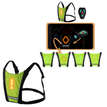 Carica l&#39;immagine nel visualizzatore di Gallery, Gilet da ciclismo riflettente con LED - Ozerty
