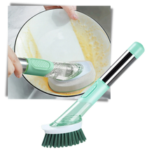 Carica l&#39;immagine nel visualizzatore di Gallery, Spazzola di pulizia con dispenser di sapone - Ozerty
