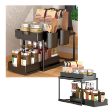 Carica l&#39;immagine nel visualizzatore di Gallery, Portaspezie da cucina a doppio cassetto - Ozerty

