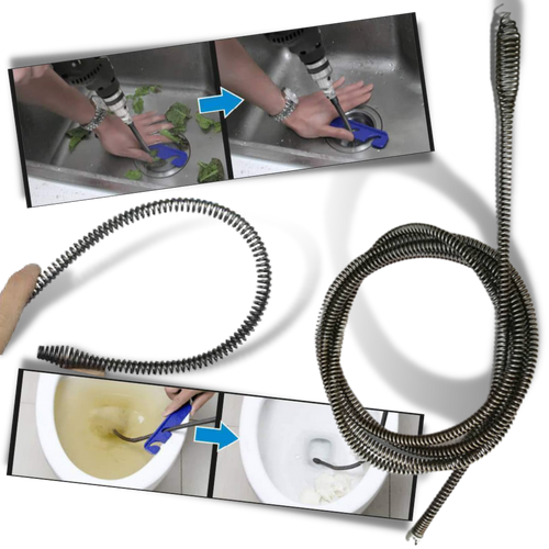 Trapano elettrico per la pulizia degli scarichi - Ozerty