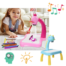 Carica l&#39;immagine nel visualizzatore di Gallery, Tavolo da disegno di proiezione per bambini - Ozerty
