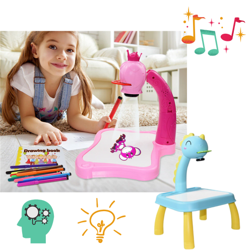 Tavolo da disegno di proiezione per bambini - Ozerty