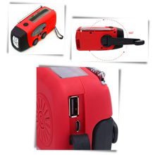 Carica l&#39;immagine nel visualizzatore di Gallery, Radio d&#39;emergenza con dinamo multifunzionale - Ozerty
