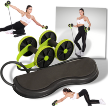 Carica l&#39;immagine nel visualizzatore di Gallery, Rulli addominali con bande di resistenza - Ozerty
