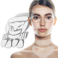 Carica l&#39;immagine nel visualizzatore di Gallery, 16 Pezzi di cerotti antirughe in silicone per il viso - Ozerty
