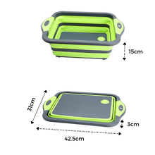 Carica l&#39;immagine nel visualizzatore di Gallery, Tagliere pieghevole con cestino - Ozerty
