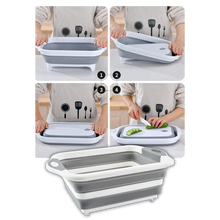 Carica l&#39;immagine nel visualizzatore di Gallery, Tagliere pieghevole con cestino
