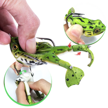Carica l&#39;immagine nel visualizzatore di Gallery, Esca da pesca a rana in silicone - Ozerty
