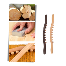 Carica l&#39;immagine nel visualizzatore di Gallery, Massaggiatore muscolare in legno naturale - Ozerty
