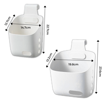 Carica l&#39;immagine nel visualizzatore di Gallery, Confezione da 3 cestini portaoggetti da appendere - Ozerty
