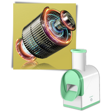 Carica l&#39;immagine nel visualizzatore di Gallery, Tritaghiaccio da cucina senza fili - Ozerty
