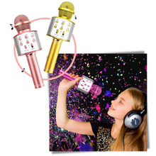 Carica l&#39;immagine nel visualizzatore di Gallery, Microfono karaoke bluetooth senza fili - Ozerty
