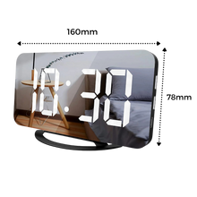Carica l&#39;immagine nel visualizzatore di Gallery, Specchio orologio digitale multifunzionale - Ozerty
