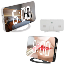 Carica l&#39;immagine nel visualizzatore di Gallery, Specchio orologio digitale multifunzionale - Ozerty
