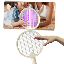 Carica l&#39;immagine nel visualizzatore di Gallery, Racchetta antizanzare pieghevole 2 in 1
