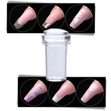 Carica l&#39;immagine nel visualizzatore di Gallery, Kit di timbri per nail art in silicone con raschietto - Ozerty
