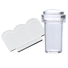 Carica l&#39;immagine nel visualizzatore di Gallery, Kit di timbri per nail art in silicone con raschietto - Ozerty
