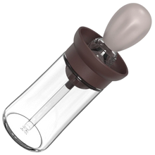 Carica l&#39;immagine nel visualizzatore di Gallery, Bottiglia di olio in vetro con pennello
