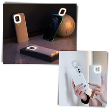 Carica l&#39;immagine nel visualizzatore di Gallery, Custodia per telefono con luce ad anello a LED - Ozerty

