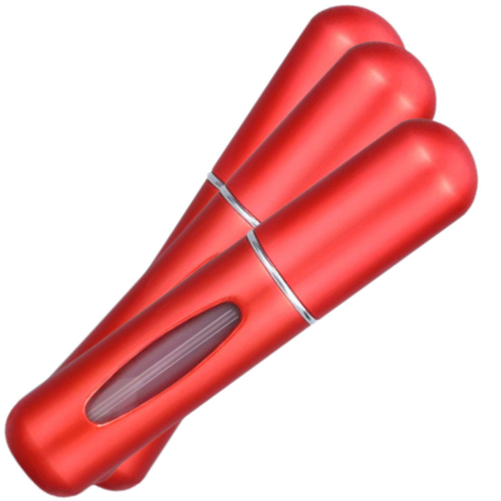 Confezione da 3 mini flaconi di profumo ricaricabili