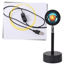 Carica l&#39;immagine nel visualizzatore di Gallery, Lampada da scrivania a LED con proiettore di luce colorata
