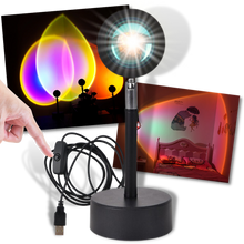 Carica l&#39;immagine nel visualizzatore di Gallery, Lampada da scrivania a LED con proiettore di luce colorata - Ozerty
