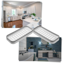Carica l&#39;immagine nel visualizzatore di Gallery, Scaffale di stoccaggio a parete per il bagno - Ozerty
