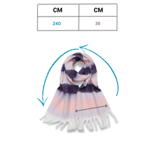 Carica l&#39;immagine nel visualizzatore di Gallery, Sciarpa invernale da donna a quadri - Ozerty
