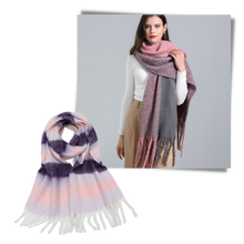 Carica l&#39;immagine nel visualizzatore di Gallery, Sciarpa invernale da donna a quadri - Ozerty
