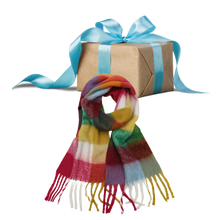 Carica l&#39;immagine nel visualizzatore di Gallery, Sciarpa invernale da donna a quadri
