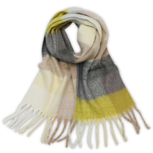 Carica l&#39;immagine nel visualizzatore di Gallery, Sciarpa invernale da donna a quadri
