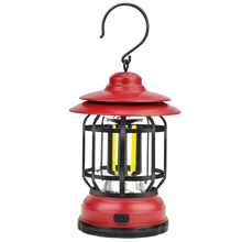 Carica l&#39;immagine nel visualizzatore di Gallery, Lanterna da campeggio retrò a LED - Ozerty
