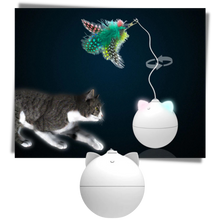 Carica l&#39;immagine nel visualizzatore di Gallery, Palla giocattolo per gatti con funzione di rollio automatico - Ozerty
