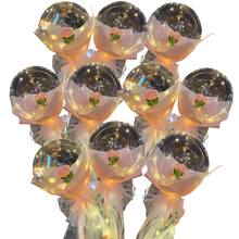 Carica l&#39;immagine nel visualizzatore di Gallery, Bellissimo palloncino a LED con rosa
