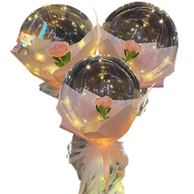 Carica l&#39;immagine nel visualizzatore di Gallery, Bellissimo palloncino a LED con rosa
