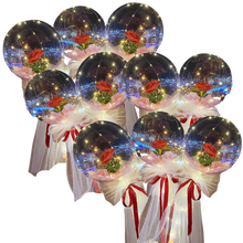 Carica l&#39;immagine nel visualizzatore di Gallery, Bellissimo palloncino a LED con rosa
