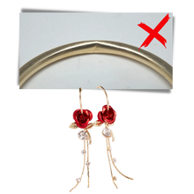 Carica l&#39;immagine nel visualizzatore di Gallery, Orecchini con nappe rosa - Ozerty
