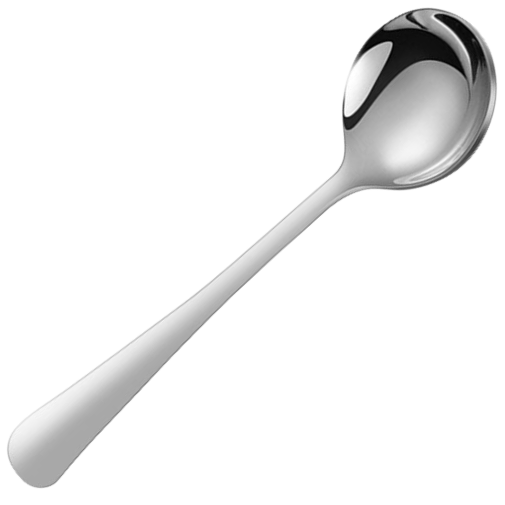 Confezione da 2 cucchiai in acciaio inossidabile - Ozerty