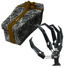 Carica l&#39;immagine nel visualizzatore di Gallery, Guanto finto con mani di scheletro - Ozerty
