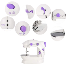 Carica l&#39;immagine nel visualizzatore di Gallery, Macchina per cucire elettrica portatile
